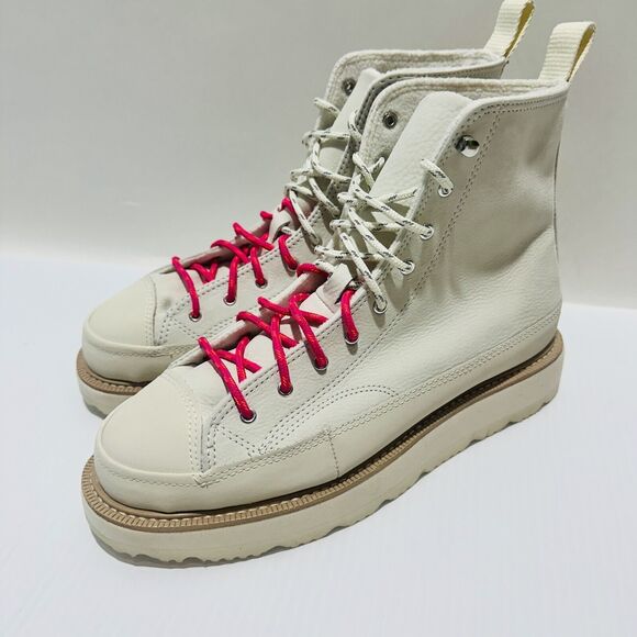 Converse Chuck Taylor Crafted 173212C M 8.5/W 10 Boots Egret Natural Ivory White - Picture 3 of 13